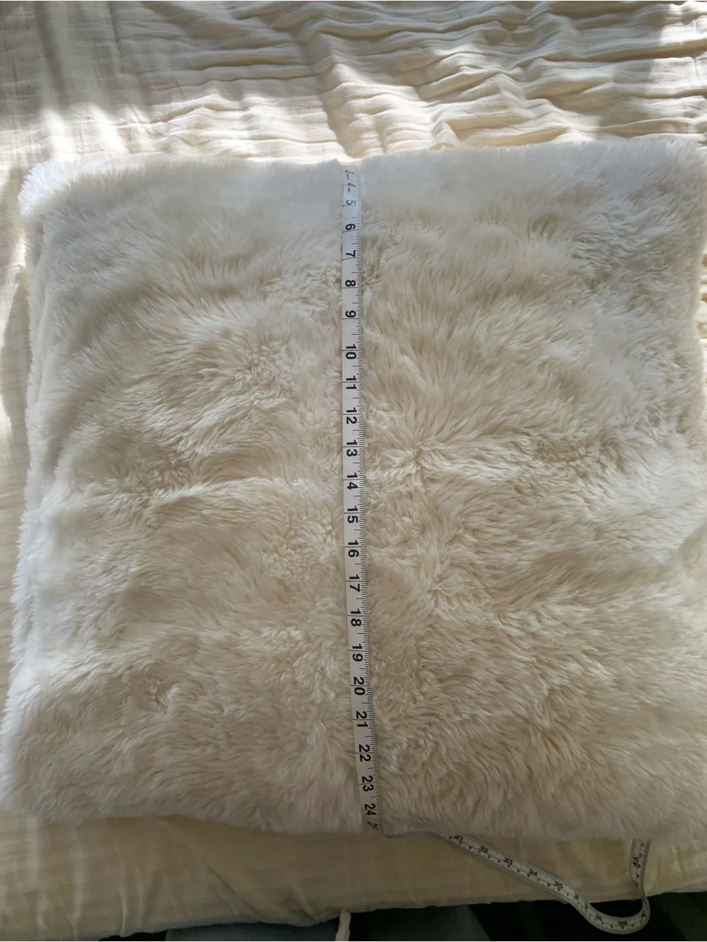 Restoration Hardware Ultimate Faux Fur Pillow Cover
